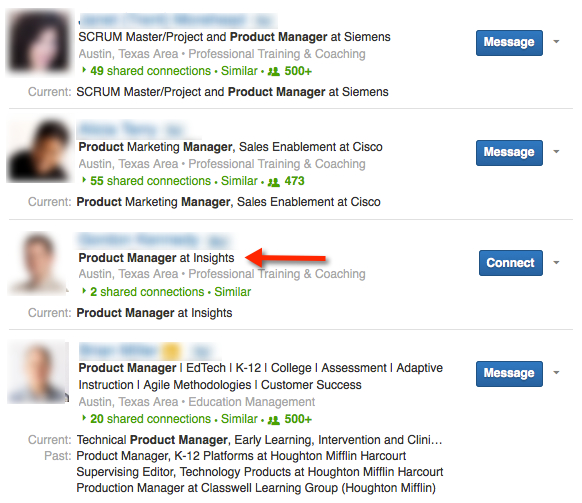linkedin search by name